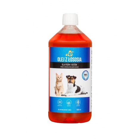 LAB-V Olej z Łososia dla psa i kota 1000ml
