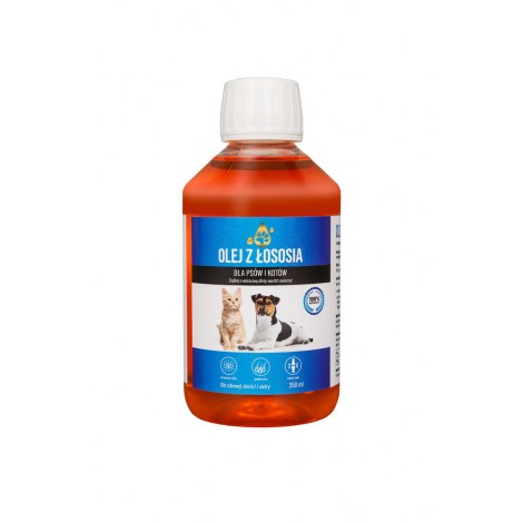 LAB-V Olej z Łososia dla psa i kota 250ml