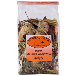 Herbal Pets Karma ziołowo-warzywna dla królika 150g