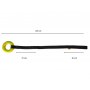 Dingo Zabawka dla psa - Szarpak Ringo z rączką bungee 10cm - 3