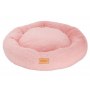 MIMIKO Pets Legowisko Shaggy okrągłe M 45cm różowe - 2