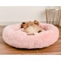 MIMIKO Pets Legowisko Shaggy okrągłe M 45cm różowe - 4