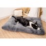 MIMIKO Pets Legowisko Shaggy prostokątne XXL 115x75cm grafitowe - 3