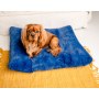 MIMIKO Pets Legowisko Shaggy prostokątne XL 85x65cm chabrowe - 3