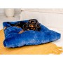 MIMIKO Pets Legowisko Shaggy prostokątne XL 85x65cm chabrowe - 4