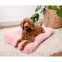 MIMIKO Pets Legowisko Shaggy prostokątne XL 85x65cm różowe - 3