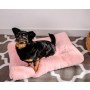 MIMIKO Pets Legowisko Shaggy prostokątne XL 85x65cm różowe - 4
