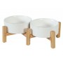 Zolux Miska ceramiczna dla psa i kota Keramo Duo 2x300ml biała - 2