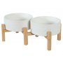 Zolux Miska ceramiczna dla psa i kota Keramo Duo 2x700ml biała - 3