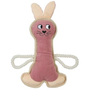 Zolux Zabawka dla psa Królik Buddy różowy 33cm