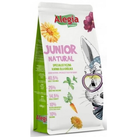 Alegia Junior Natural dla królika 650g