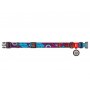 Collar WauDog Nylon Obroża nylonowa z QR-paszportem, plastikowy fastex, wzór LATO, 25mm/33-49cm - 3
