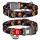 Collar WauDog Nylon Obroża nylonowa z QR-paszportem, plastikowy fastex, wzór POMARAŃCZE, 20mm/28-40cm