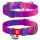 Collar WauDog Recycled Obroża nylonowa z QR-paszportem, gradient XL 25mm x 37-58cm fioletowy