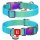 Collar WauDog Recycled Obroża nylonowa z QR-paszportem, gradient L 25mm/33-49cm niebieski