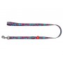 Collar WauDog Nylon Smycz nylonowa regulowana 25mm/152-183cm, wzór LATO - 3