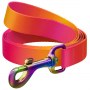 Collar WauDog Recycled Smycz nylonowa, gradient L-XXL 25mm/122cm pomarańczowy - 2
