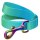 Collar WauDog Recycled Smycz nylonowa, gradient M 20mm/122cm niebieski