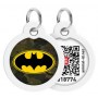 Collar WauDog Smart ID Zawieszka z QR-paszportem okrągła 3cm batman zielony - 2