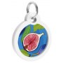 Collar WauDog Smart ID Zawieszka z QR-paszportem okrągła 3cm figa - 5