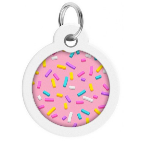 Collar WauDog Smart ID Zawieszka z QR-paszportem okrągła 3cm marshmellow - 2