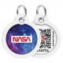 Collar WauDog Smart ID Zawieszka z QR-paszportem okrągła 3cm NASA21 - 2