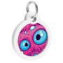Collar WauDog Smart ID Zawieszka z QR-paszportem okrągła 3cm oko potwora - 5
