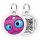 Collar WauDog Smart ID Zawieszka z QR-paszportem okrągła 3cm oko potwora