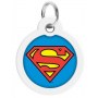 Collar WauDog Smart ID Zawieszka z QR-paszportem okrągła 3cm superman bohater - 3