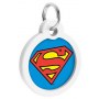 Collar WauDog Smart ID Zawieszka z QR-paszportem okrągła 3cm superman bohater - 5