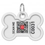 Collar WauDog Smart ID Zawieszka z QR-paszportem kość 4x3cm zębate potwory - 4