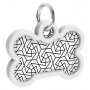 Collar WauDog Smart ID Zawieszka z QR-paszportem kość 4x3cm geometria - 5