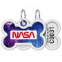 Collar WauDog Smart ID Zawieszka z QR-paszportem kość 4x3cm NASA21 - 2