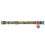 Collar WauDog Nylon Obroża nylonowa z QR-paszportem, plastikowy fastex, wzór MILITARY, L 25mm/33-49cm - 3