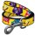 Collar WauDog Nylon Smycz nylonowa L-XXL 25mm/200cm, wzór FUTRZANE POTWORY