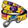 Collar WauDog Nylon Smycz nylonowa S 15mm/200cm, wzór FUTRZANE POTWORY - 2