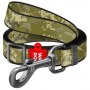 Collar WauDog Nylon Smycz nylonowa regulowana M 20mm/152-183cm, wzór MILITARY - 2