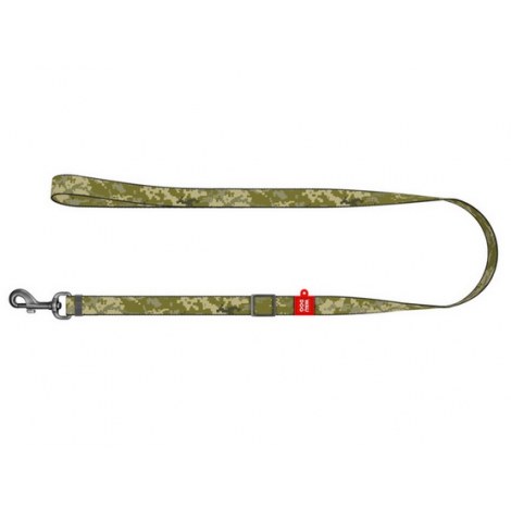 Collar WauDog Nylon Smycz nylonowa regulowana L-XXL 25mm/152-183cm, wzór MILITARY - 2