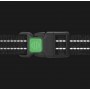 Collar WauDog Re-Cotton Szelki z rączką z regenerowanej bawełny anatomiczne w kształcie litery H, odblaskowe z QR-paszportem, plastikowy fastex, S czerwone - 3