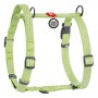 Collar WauDog Re-Cotton Szelki z rączką z regenerowanej bawełny anatomiczne w kształcie litery H, odblaskowe z QR-paszportem, plastikowy fastex, L jasnozielone - 2