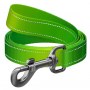 Collar WauDog Nylon Mono Smycz nylonowa odblaskowa M 20mm/200cm jasnozielona - 2