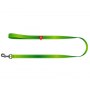 Collar WauDog Nylon Mono Smycz nylonowa odblaskowa M 20mm/200cm jasnozielona - 3