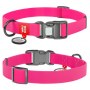 Collar Waterproof Obroża wodoodporna z QR-paszportem, plastikowy fastex, S 15mm/25-35cm różowa - 2