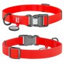 Collar Waterproof Obroża wodoodporna z QR-paszportem, plastikowy fastex, M 20mm/28-40cm czerwona - 2
