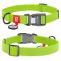 Collar Waterproof Obroża wodoodporna z QR-paszportem, plastikowy fastex, L 25mm/33-49cm jasnozielona - 2