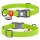 Collar Waterproof Obroża wodoodporna z QR-paszportem, plastikowy fastex, L 25mm/33-49cm jasnozielona