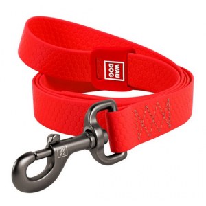 Collar Waterproof Smycz wodoodporna M 20mm/183cm czerwona