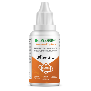 SILVECO PET NanoHealthy Ears Preparat do pielęgnacji i regeneracji zewnętrznego przewodu słuchowego
