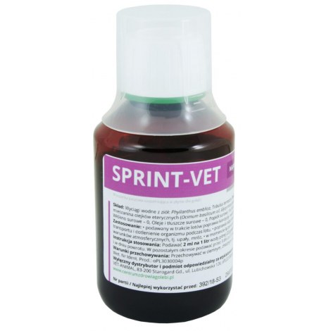 SPRINT-VET NAJWYŻSZA FORMA W LOTACH I ROZPŁODZIE
