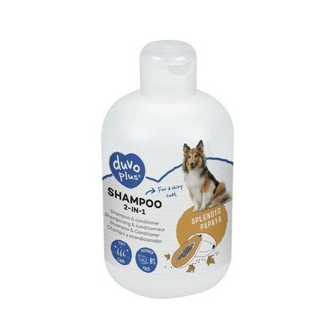 Duvo+ Szampon Dla Psa 2w1 + Odżywka 250ml Papaja